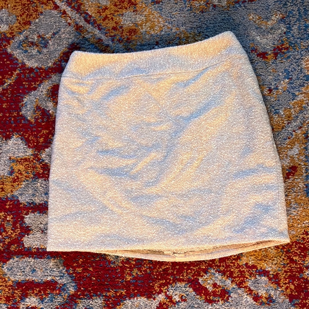 wool mini skirt
